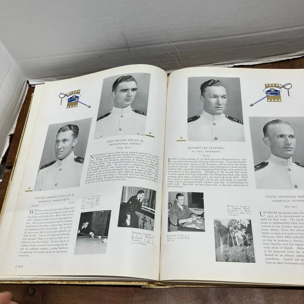 The Lucky Bag United States Naval Academy 1939 Yearbook USNA Midshipmen Military